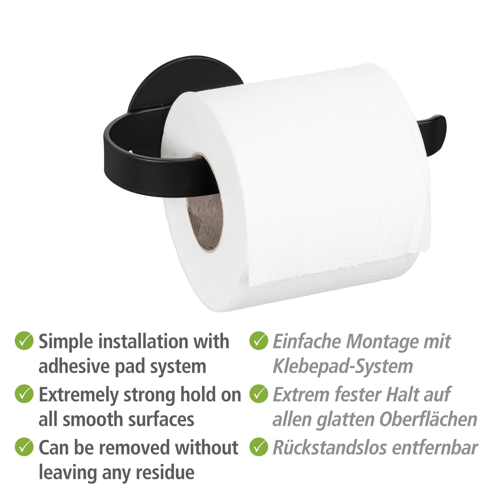 wenko-bivio-black-turbo-loc-toilettenpapierhalter-aluminium-schwarz-matt-16-x-6- image 4