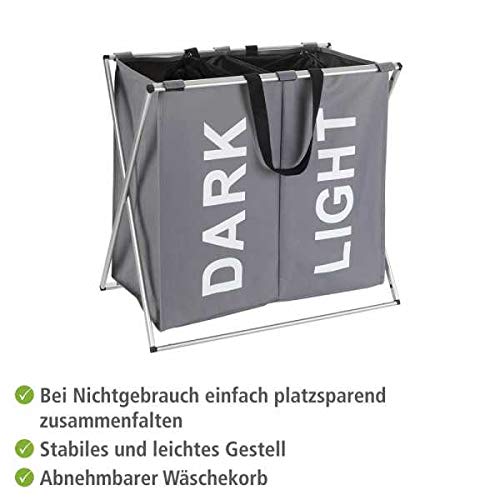 wenko-w-schesammler-duo-grau-120-l-w-schekorb-mit-deckel-dark-light-59-x-57-x-38 image 8