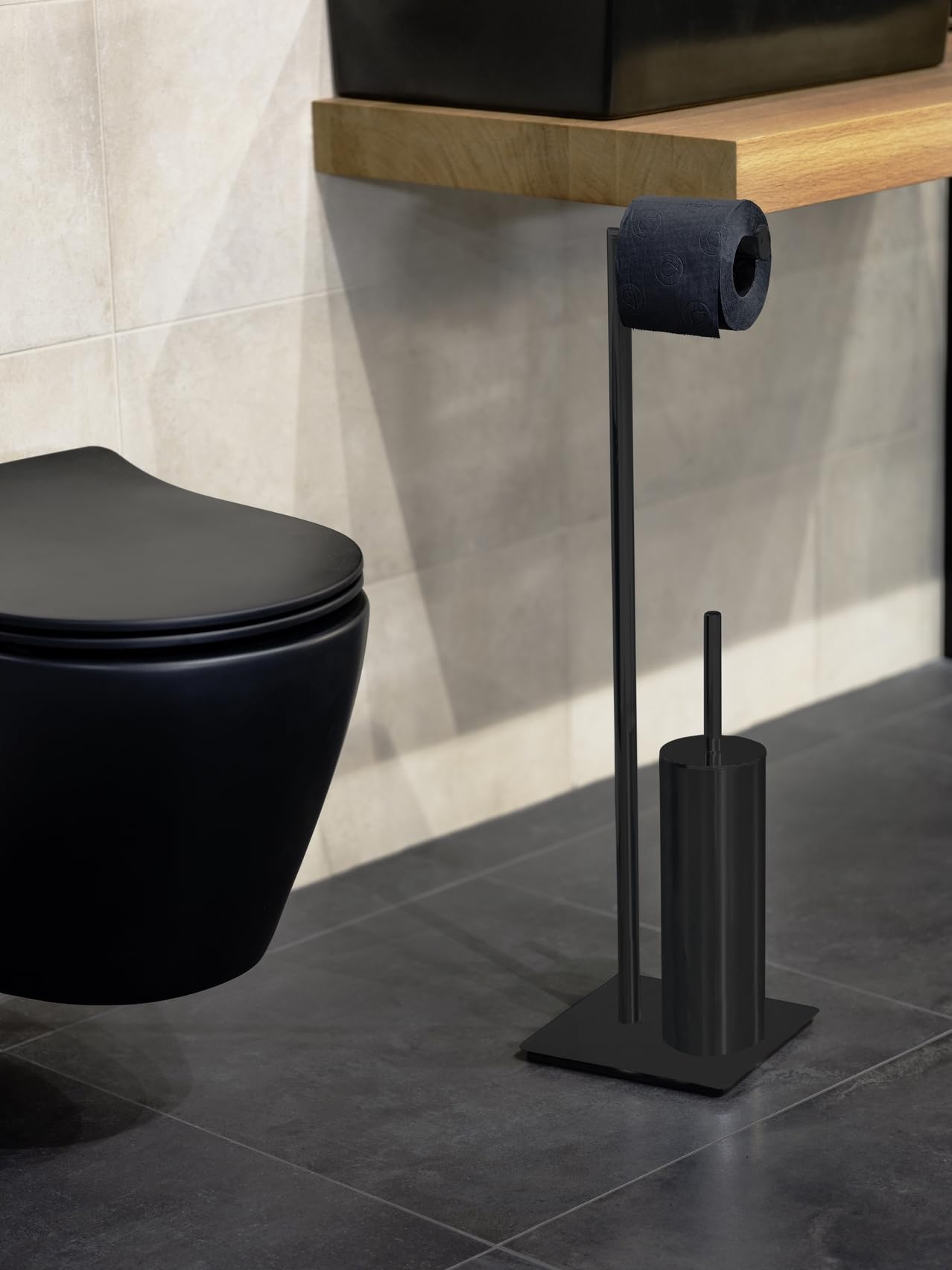 wenko-recco-stand-wc-garnitur-20-x-71-5-x-20-cm-2-in-1-wc-b-rste-toilettenpapier image 5
