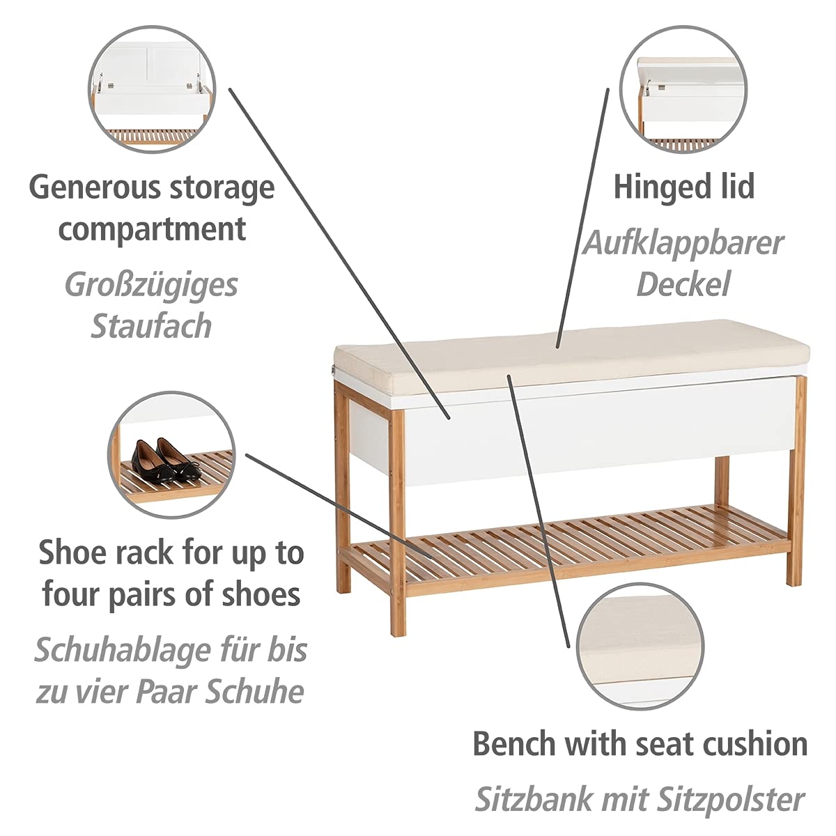 wenko-finja-schuhbank-mit-staufach-und-sitzpolster-bambus-90-x-52-x-35-cm image 4