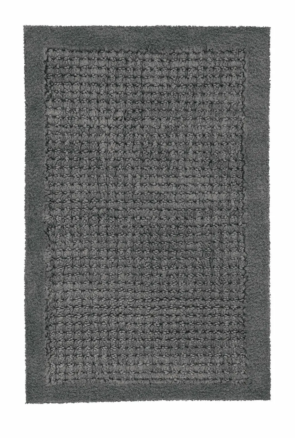 kleine-wolke-badteppich-net-schiefer-60-x-90-cm-100-baumwolle-oeko-tex image 1