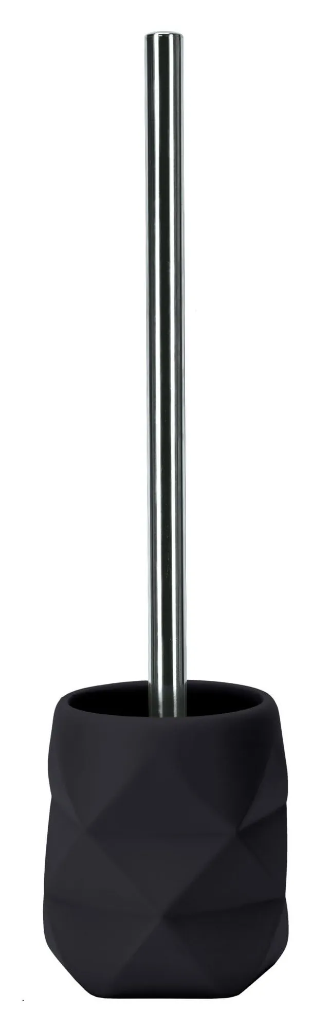 kleine-wolke-wc-b-rsten-halter-crackle-schwarz-polyresin-facettiert image 1