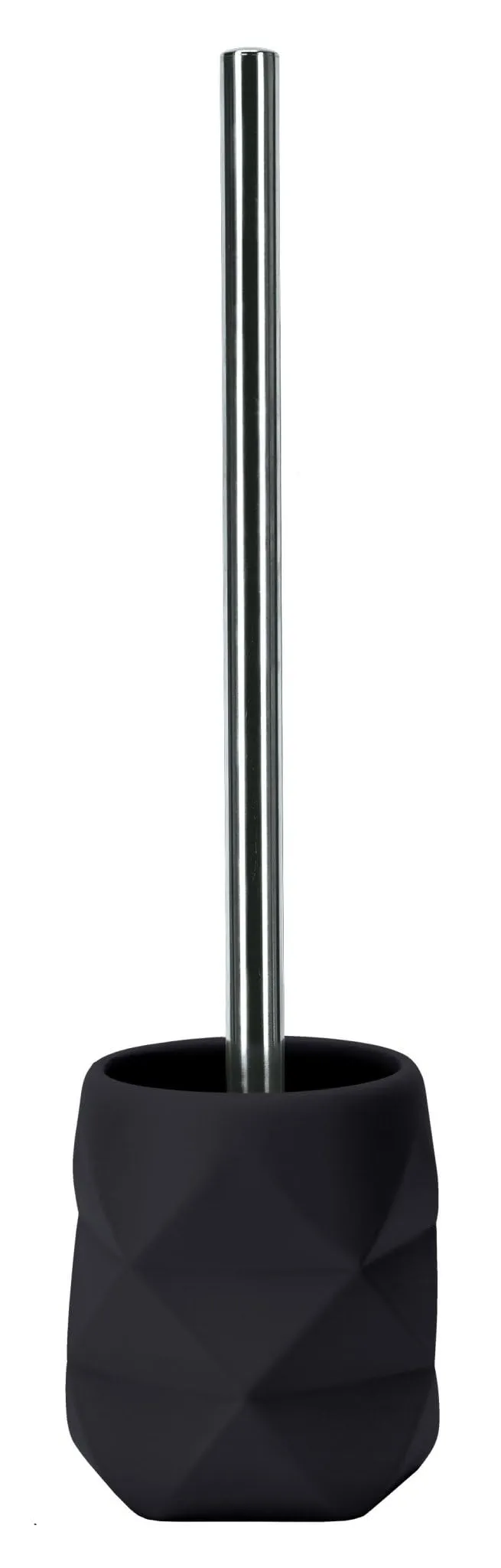 kleine-wolke-wc-b-rsten-halter-crackle-schwarz-polyresin-facettiert image 1