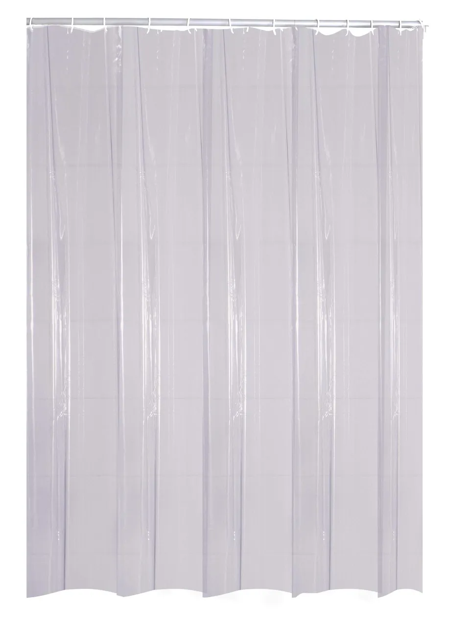 ridder-duschvorhang-brillant-folie-180-x-200-cm-transparent-mit-ringen image 1