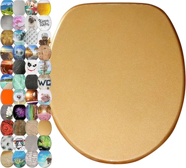 sanilo-wc-sitz-glitzer-gold-mit-absenkautomatik-und-quick-release-holz image 1