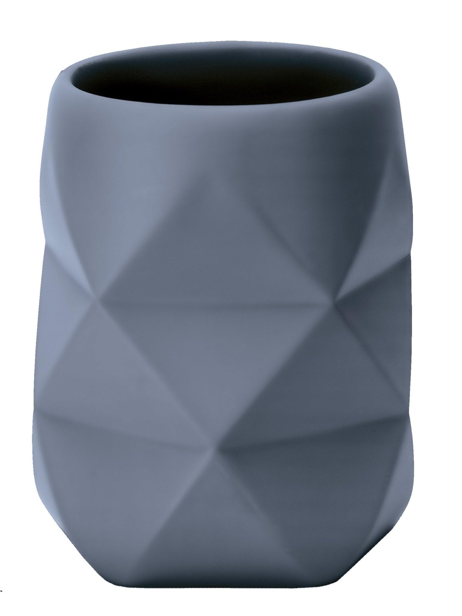 kleine-wolke-zahnputzbecher-crackle-mare-300-ml-polyresin-matt-blau-grau image 1