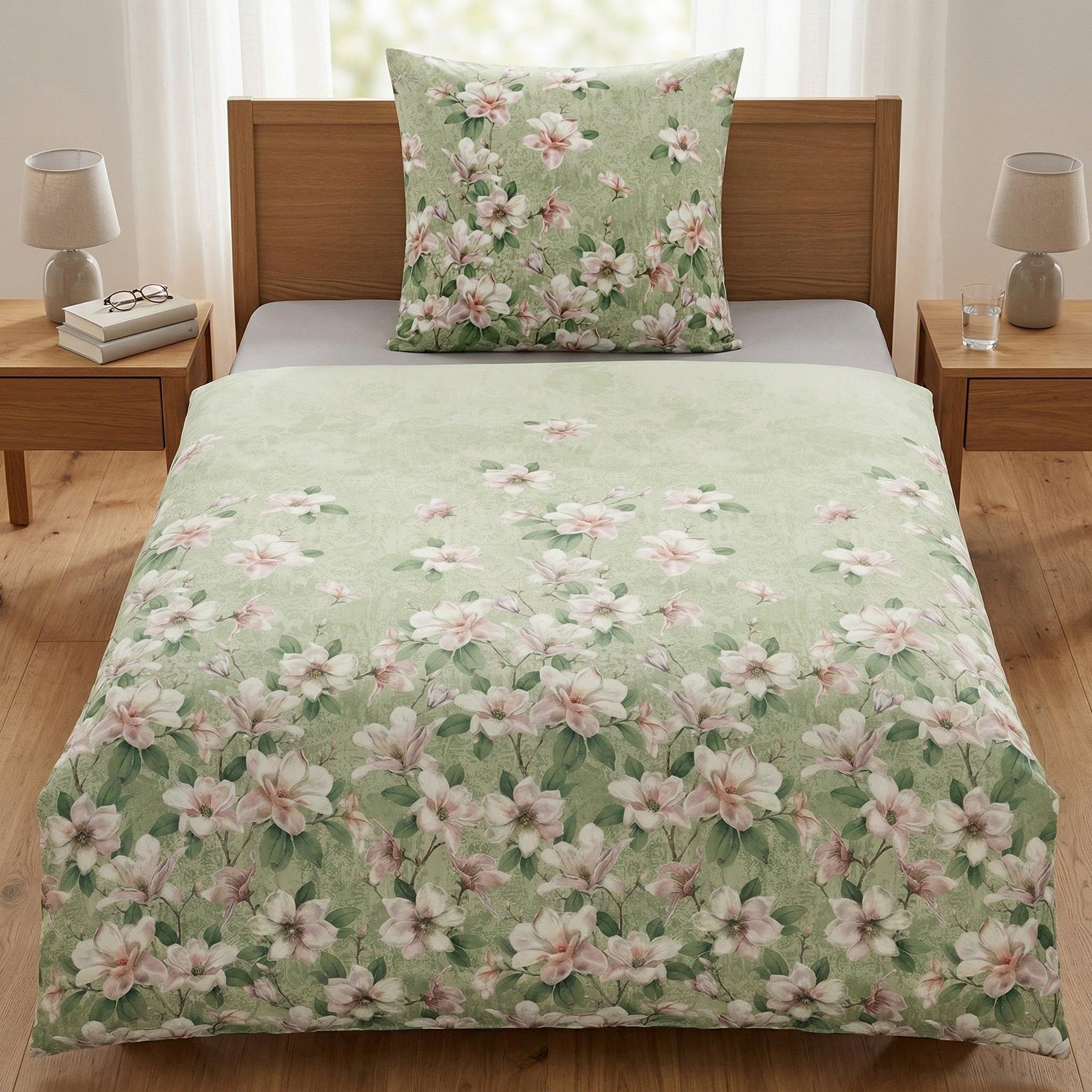 kleine-wolke-bettw-sche-satin-magnolia-distel-155-x-220-cm-80-x-80-cm image 5
