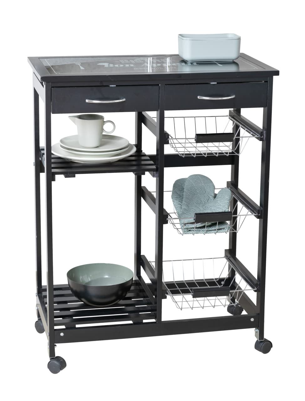 wenko-bon-appetit-k-chenwagen-servierwagen-mdf-schwarz-67x86-5x35-cm image 1