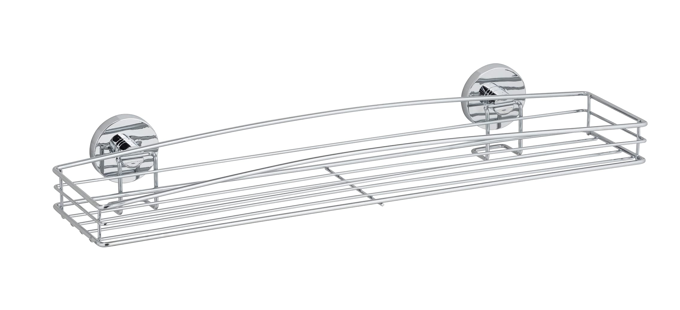 wenko-vacuum-loc-wand-maxiablage-milazzo-chrom-52-5-x-8-5-x-16-cm-ohne-bohren image 1