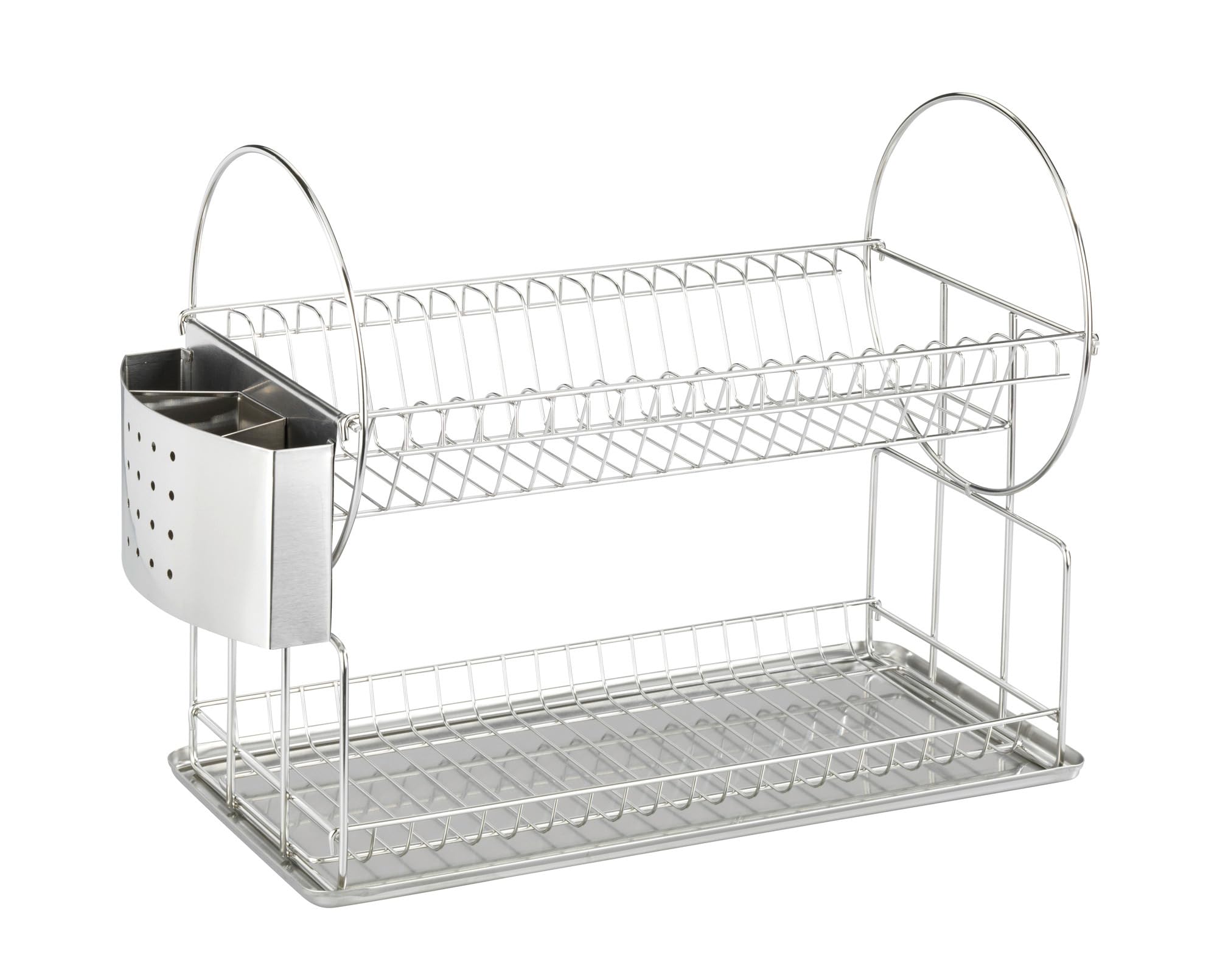 wenko-geschirrabtropfer-exclusiv-duo-2-etagig-edelstahl-rostfrei image 1
