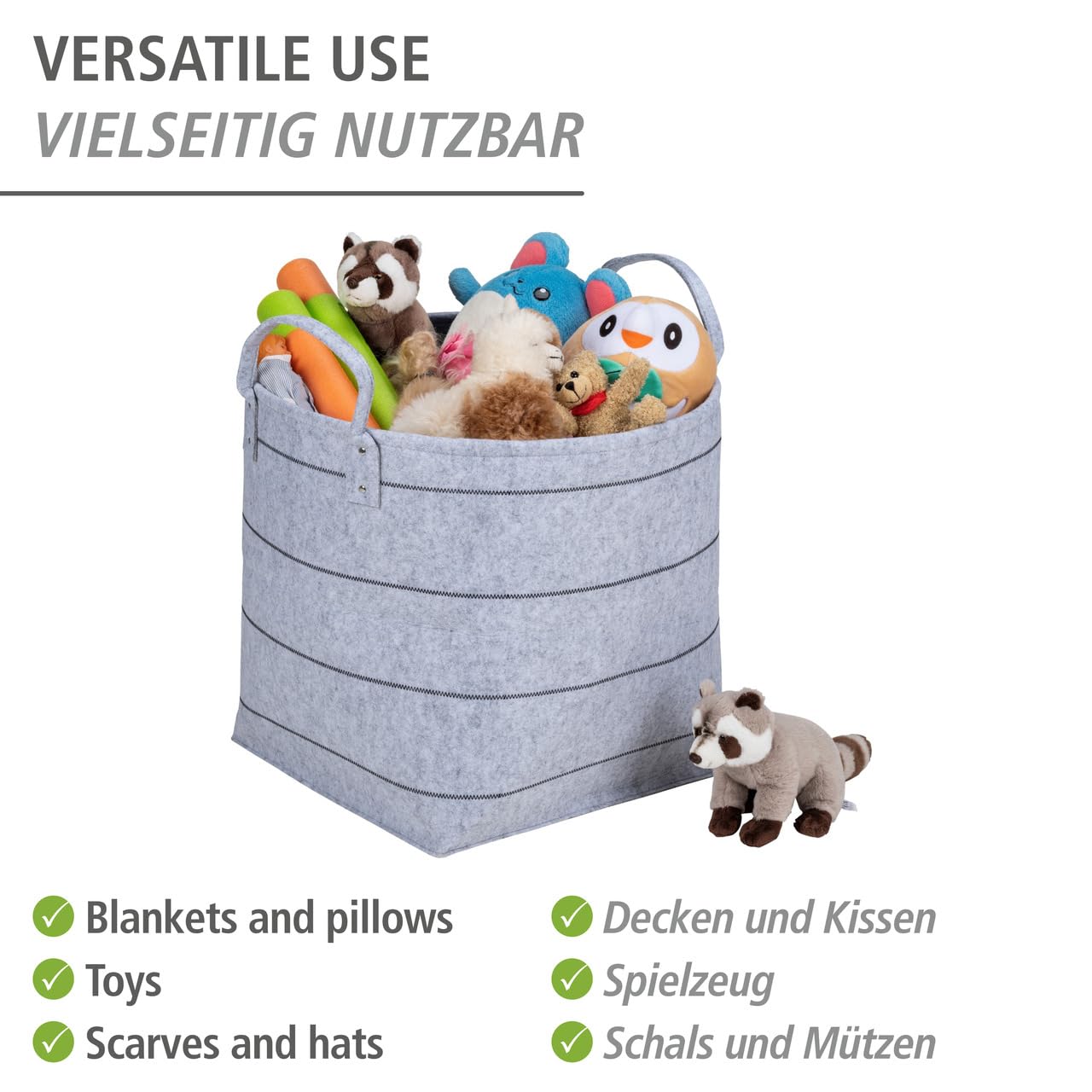 wenko-aufbewahrungskorb-nella-l-filzkorb-grau-79-l-48-x-44-cm image 3