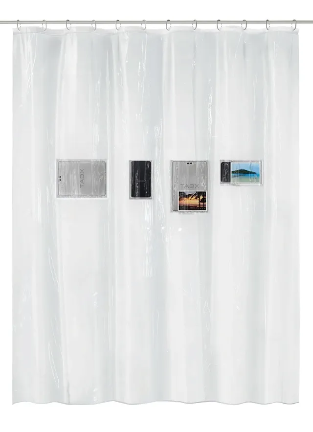 kleine-wolke-duschvorhang-peva-pocket-clear-180-x-200-cm-transparent-pvc-frei image 1