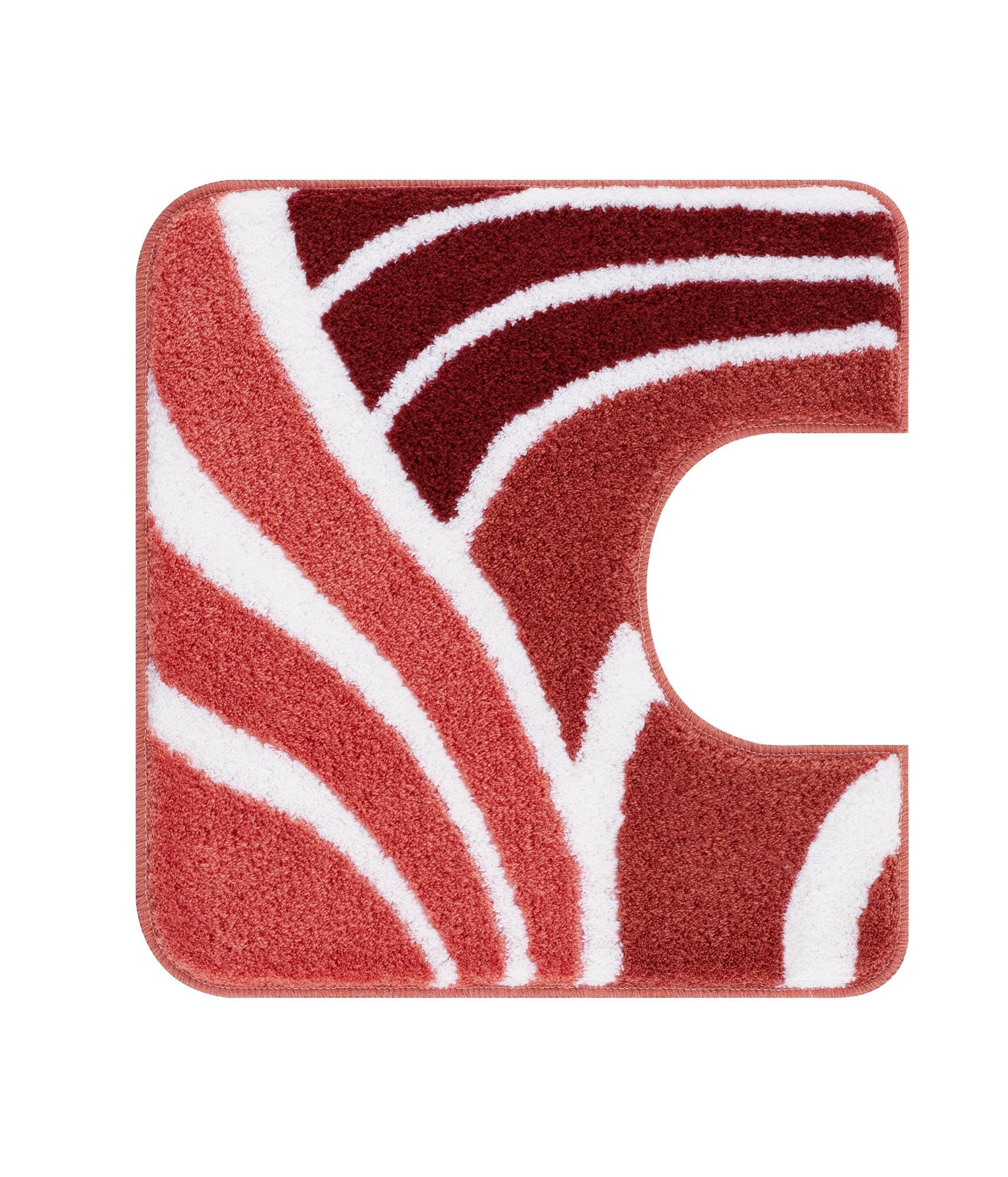 kleine-wolke-wc-vorleger-flame-marsala-55-x-55-cm-mit-ausschnitt-polyacryl image 1