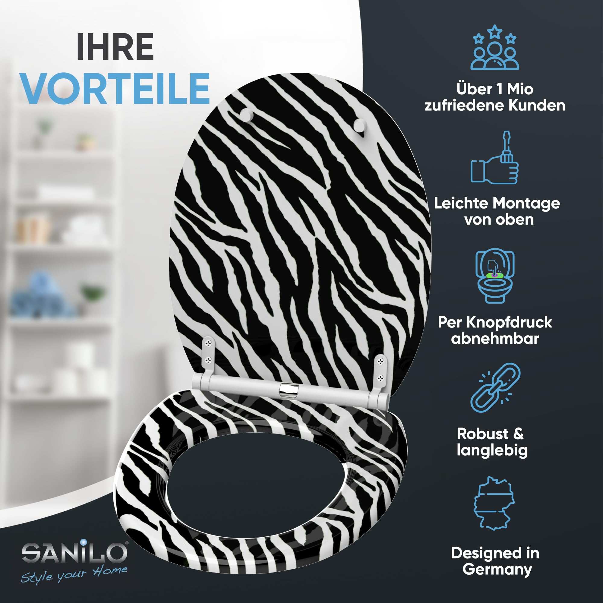 sanilo-wc-sitz-zebra-mit-absenkautomatik-und-quick-release-holz-toilettensitz image 2