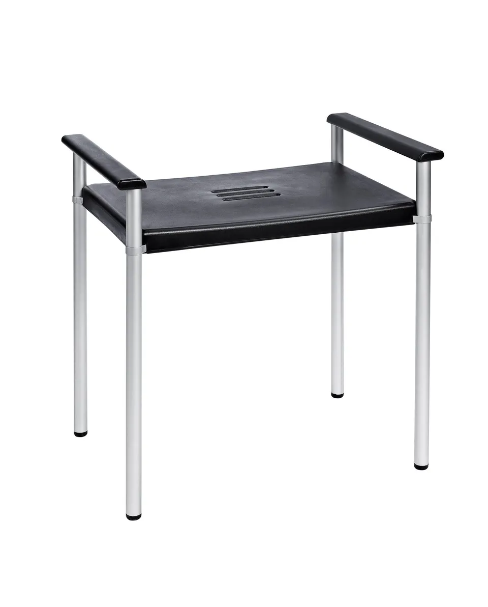 ridder-assistent-premium-badhocker-schwarz-ca-56-5-x-39-5-x-58-5-cm image 1