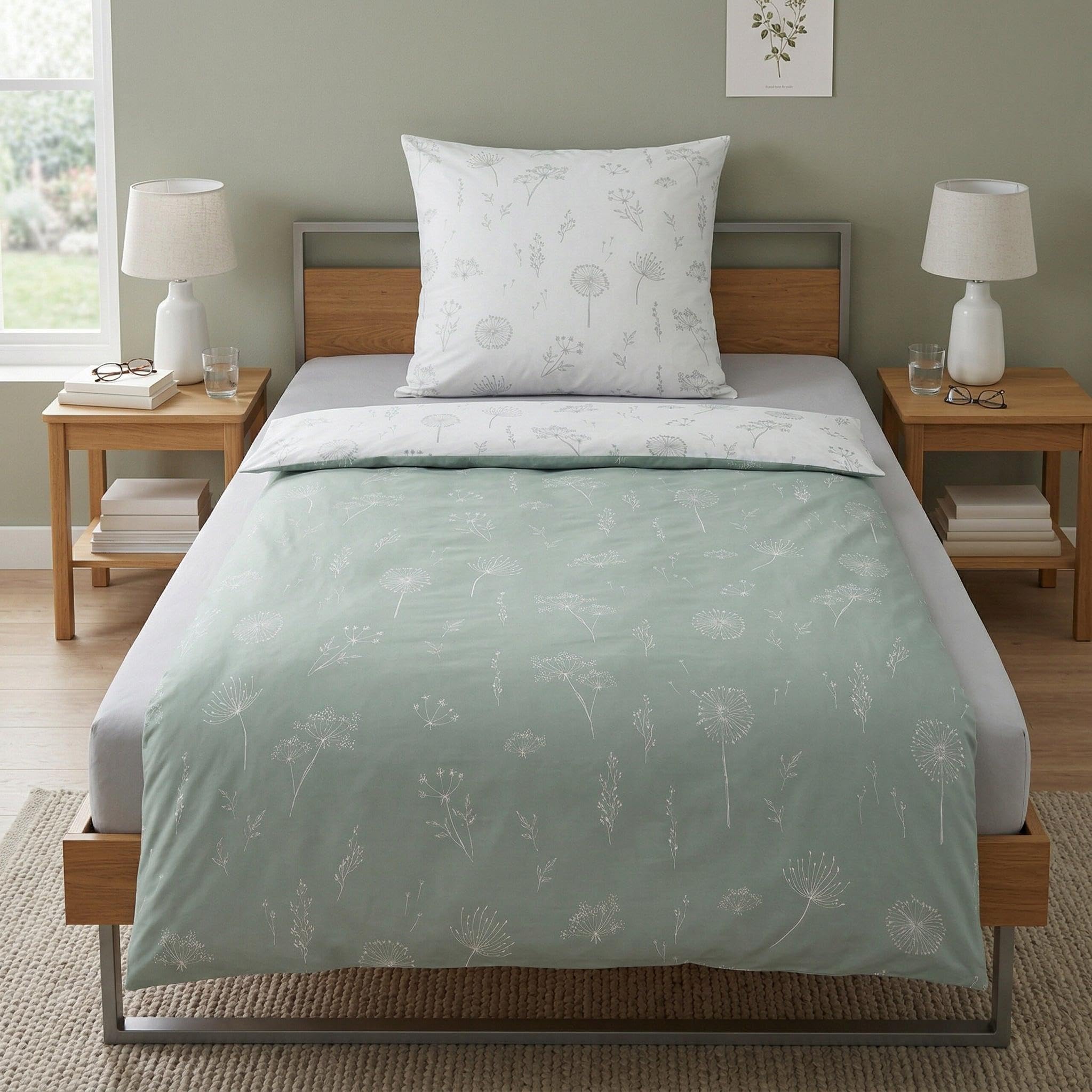 kleine-wolke-leone-bettw-sche-135-x-200-cm-distel-mako-satin-inkl-kissen-80-x-80 image 5