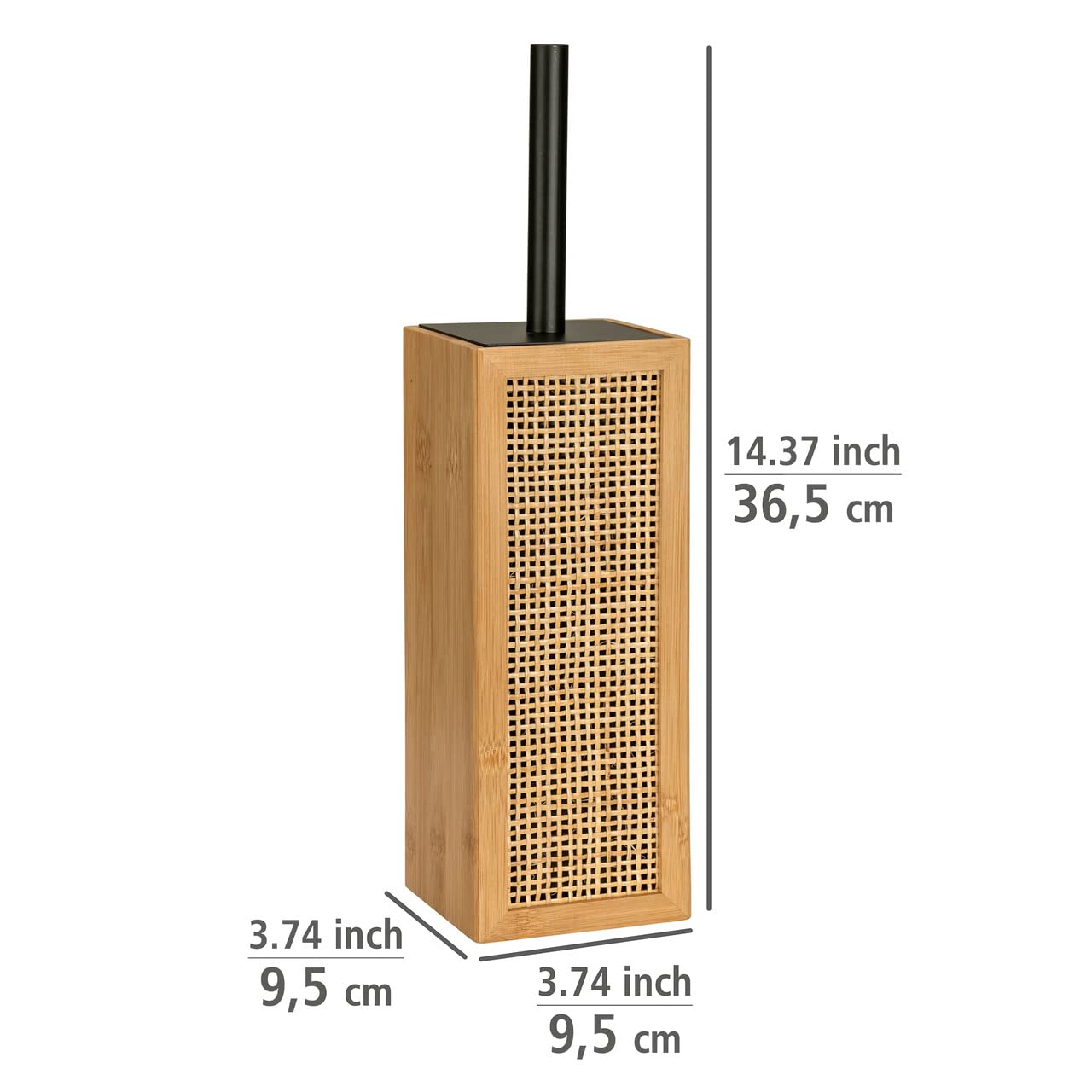 wenko-wc-garnitur-allegre-toilettenb-rstenhalter-bambus-rattan-9-5-x-36-5-x-9-5- image 4