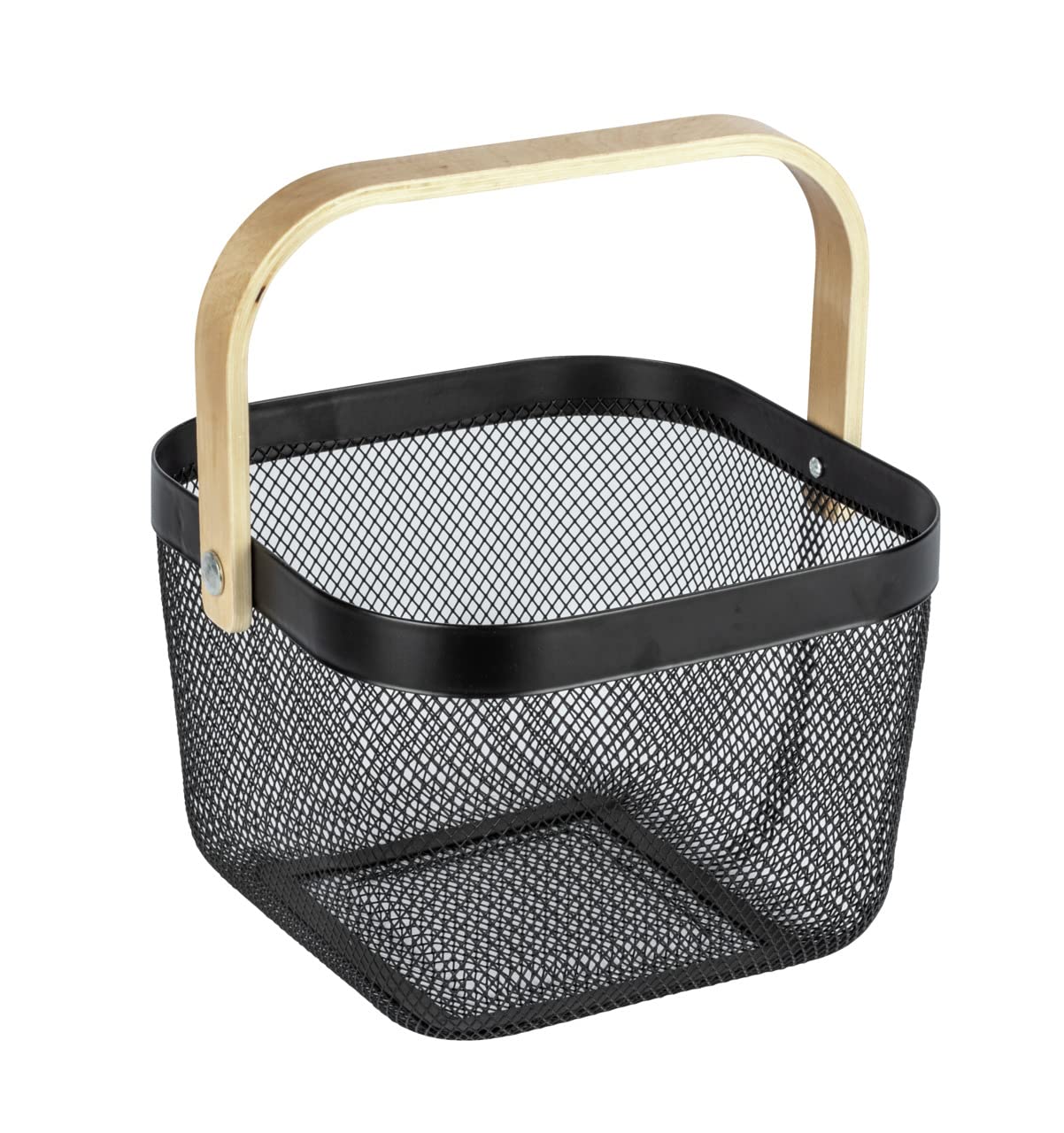 wenko-bambusa-badkorb-25x17x25-cm-schwarz-natur image 1