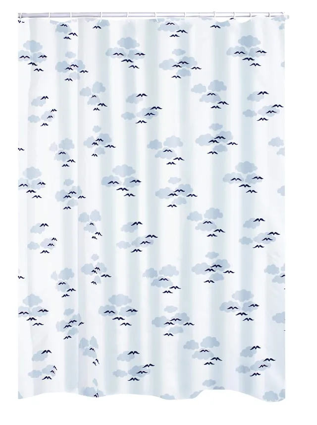 ridder-duschvorhang-textil-helgoland-blau-120-x-200-cm image 1