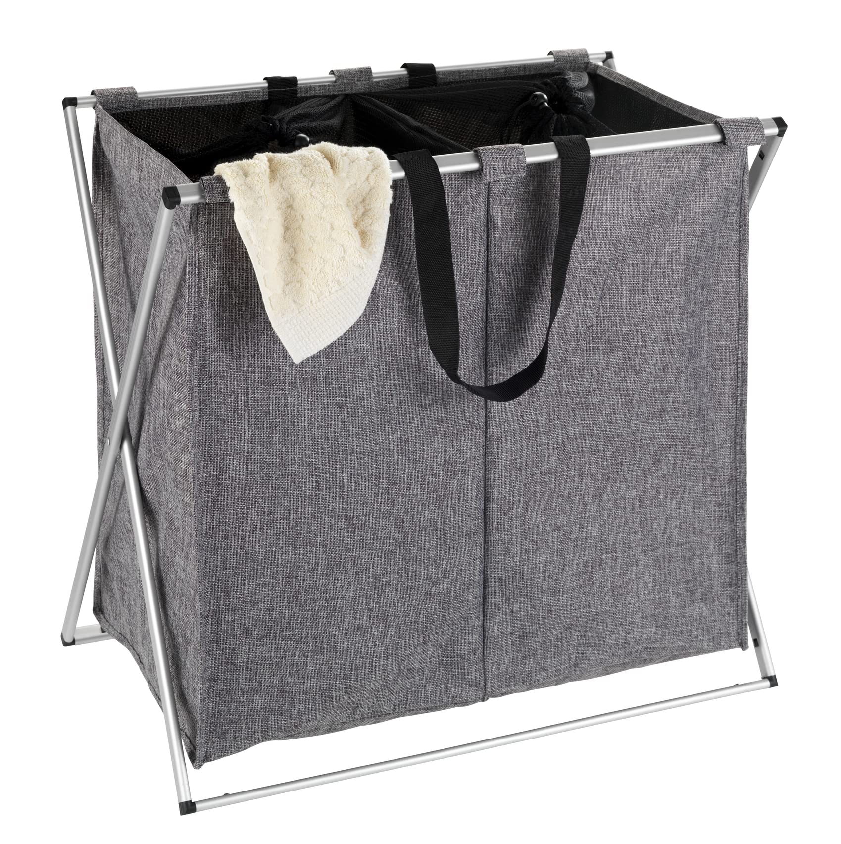 wenko-duo-w-schesammler-120-l-grau-meliert-59-x-57-x-38-cm-mit-2-f-chern image 6