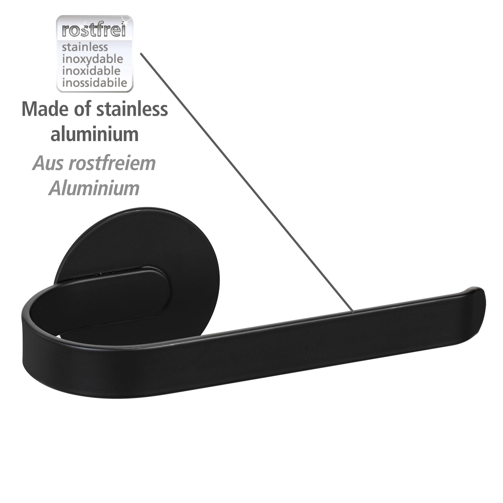wenko-bivio-black-turbo-loc-toilettenpapierhalter-aluminium-schwarz-matt-16-x-6- image 3