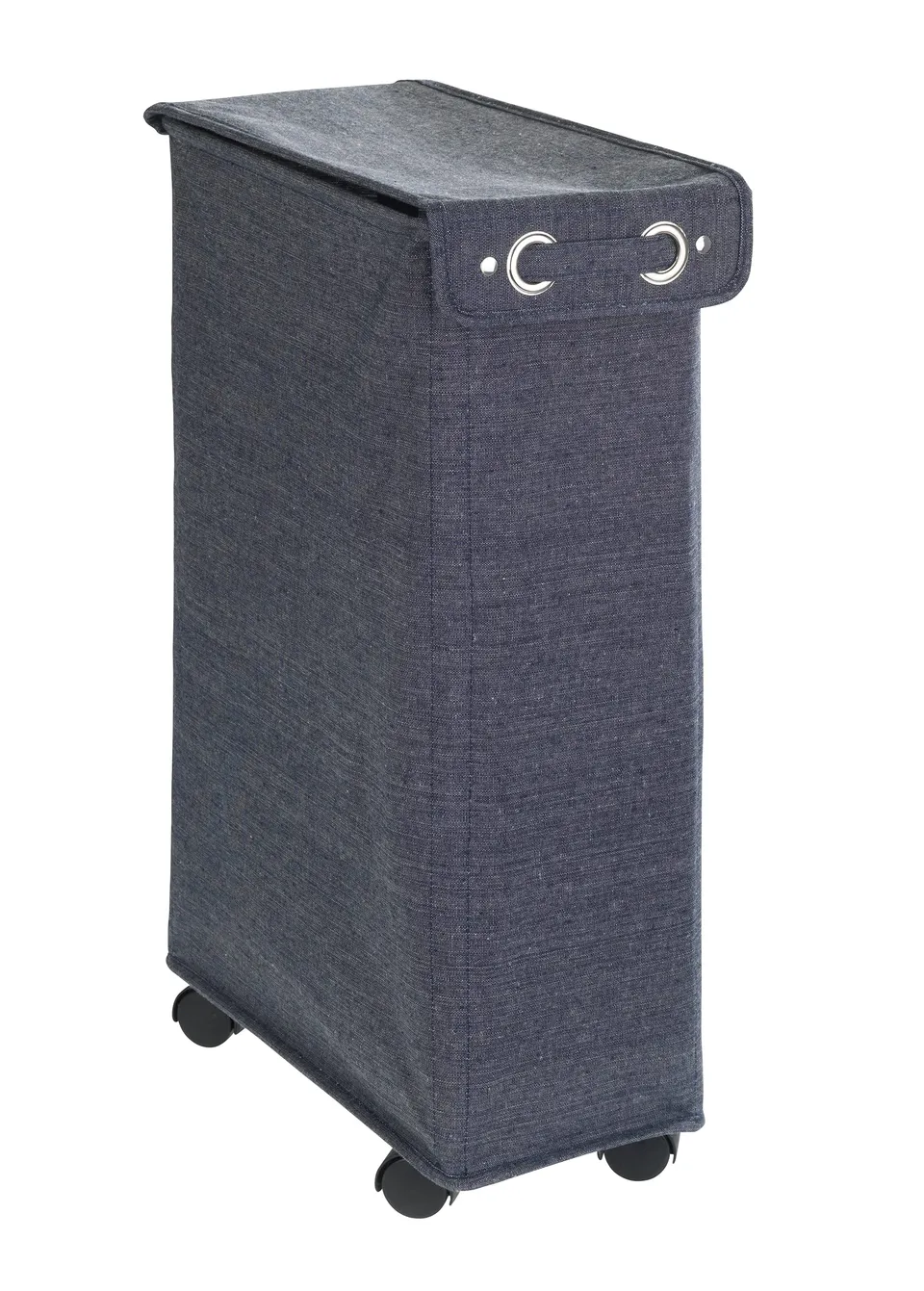 wenko-w-schesammler-corno-prime-blau-schmaler-w-schekorb-mit-deckel-43-l image 1