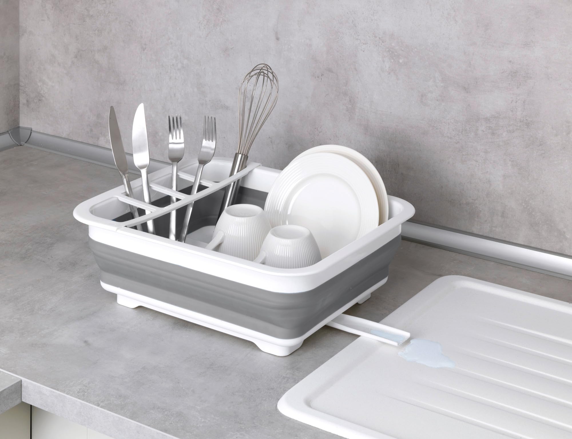 wenko-geschirrabtropfer-gaia-faltbar-grau-wei-36-5-x-31-cm-mit-ablauf image 6