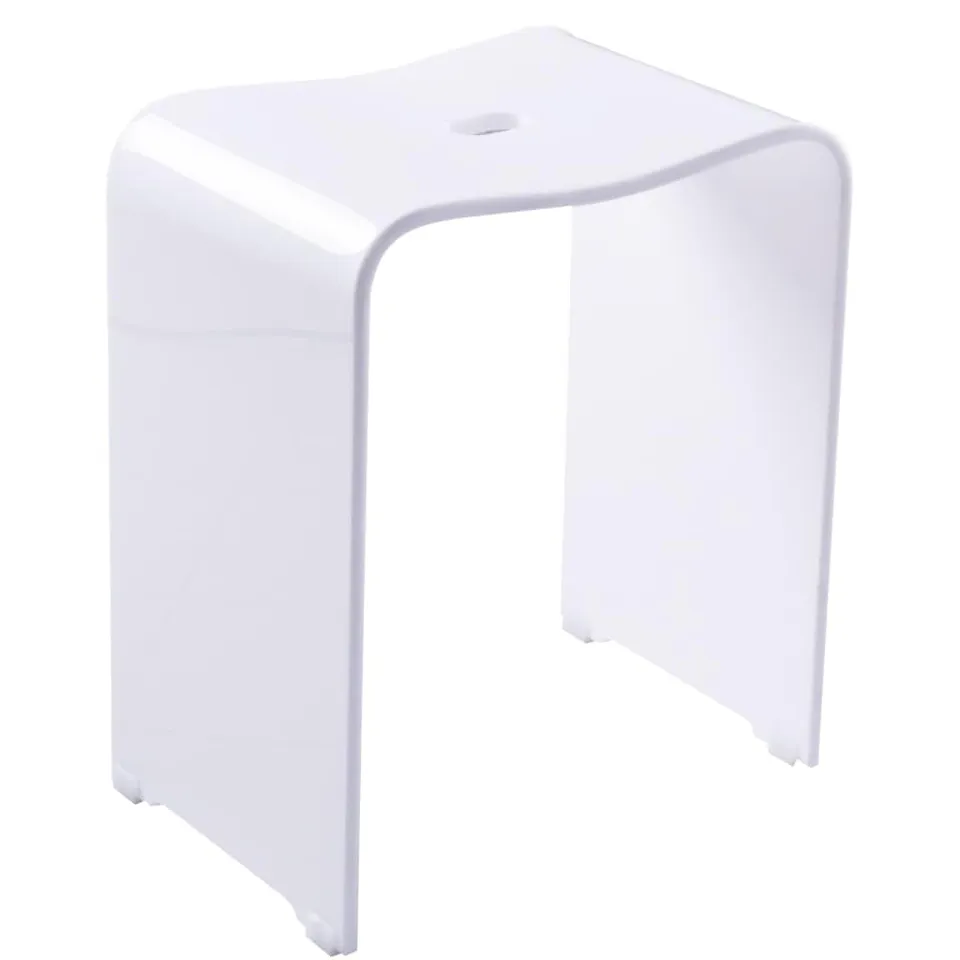 ridder-a211101-trendy-bad-hocker-aus-acryl-wei-39-x-47-x-28-cm image 1
