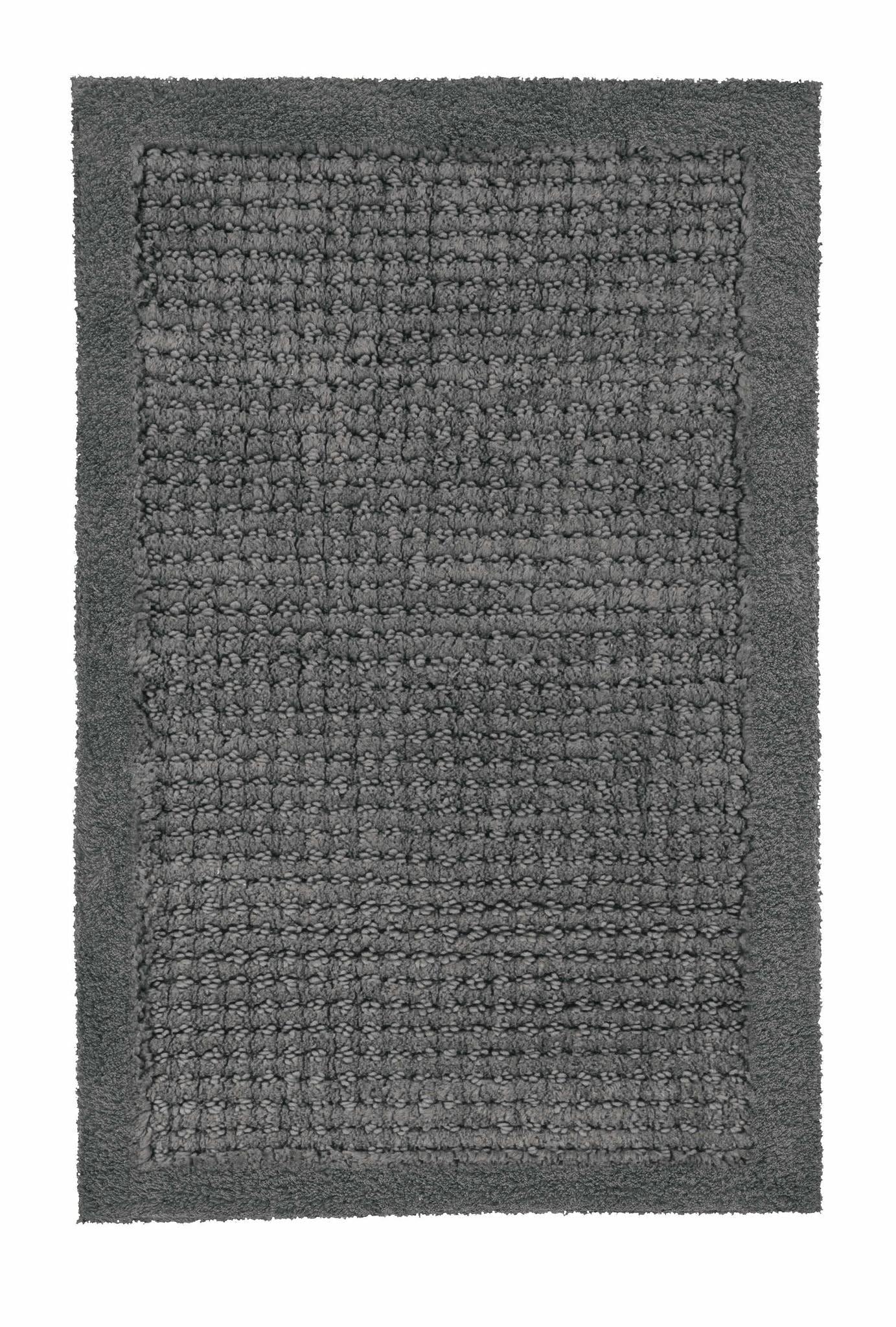 kleine-wolke-badteppich-net-schiefer-60-x-90-cm-100-baumwolle-oeko-tex image 1