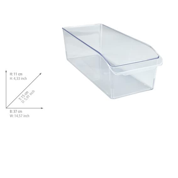 wenko-schrank-organizer-m-transparenter-k-chen-organizer-aus-pet-15-x-11-x-37-cm image 8