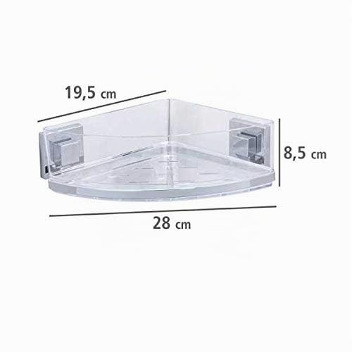 wenko-vacuum-loc-eckregal-quadro-uno-duschregal-ohne-bohren-edelstahl image 5