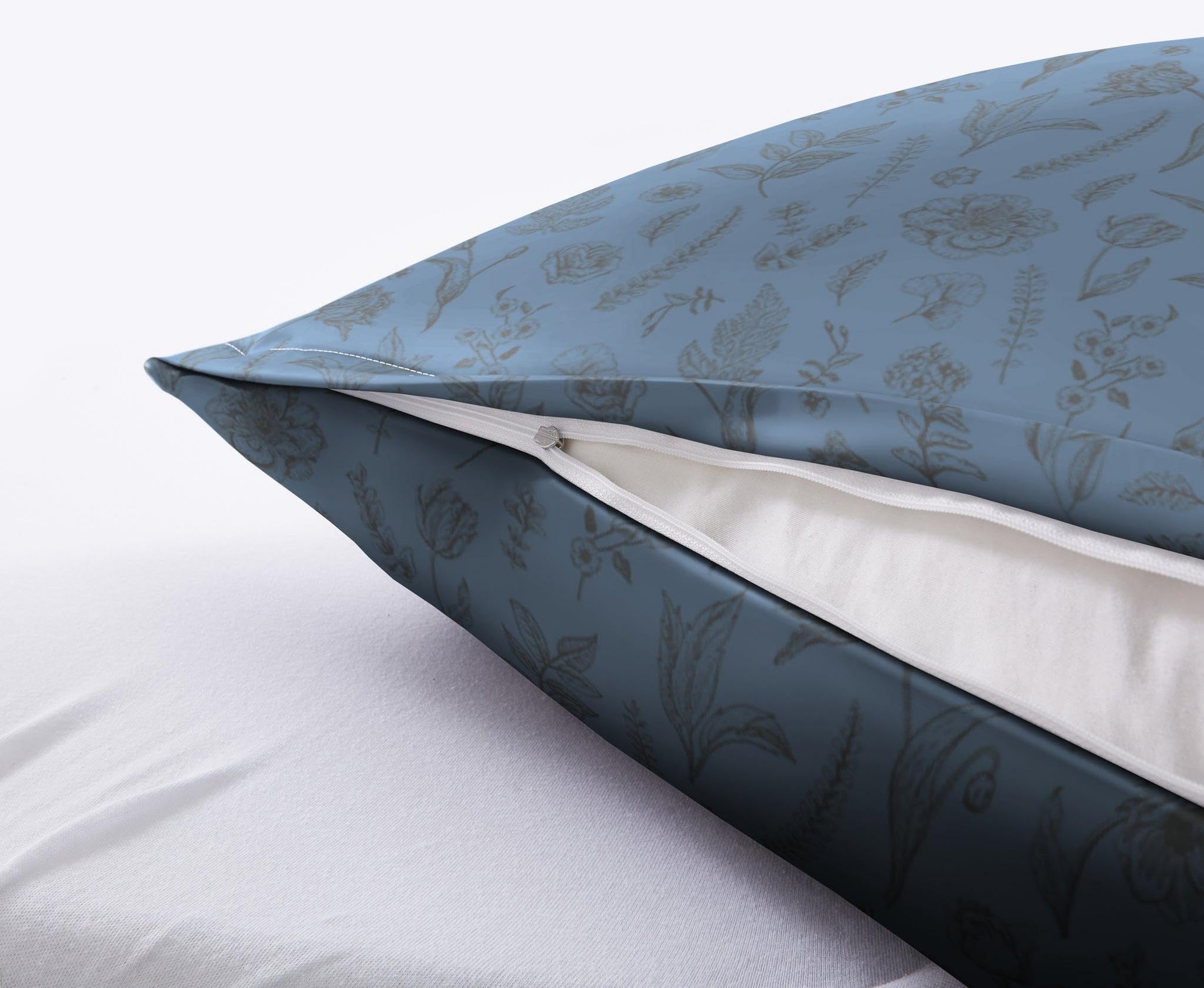 kleine-wolke-bettw-sche-satin-lisse-dunkelblau-135-x-200-cm-80-x-80-cm image 2