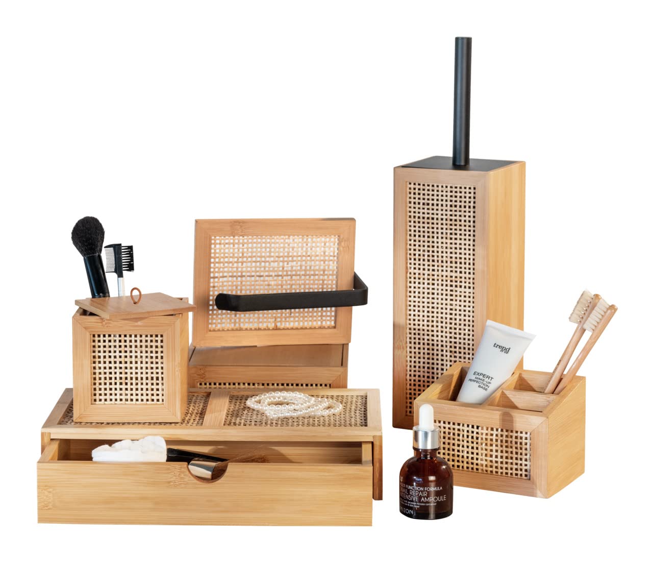 wenko-wc-garnitur-allegre-toilettenb-rstenhalter-bambus-rattan-9-5-x-36-5-x-9-5- image 6