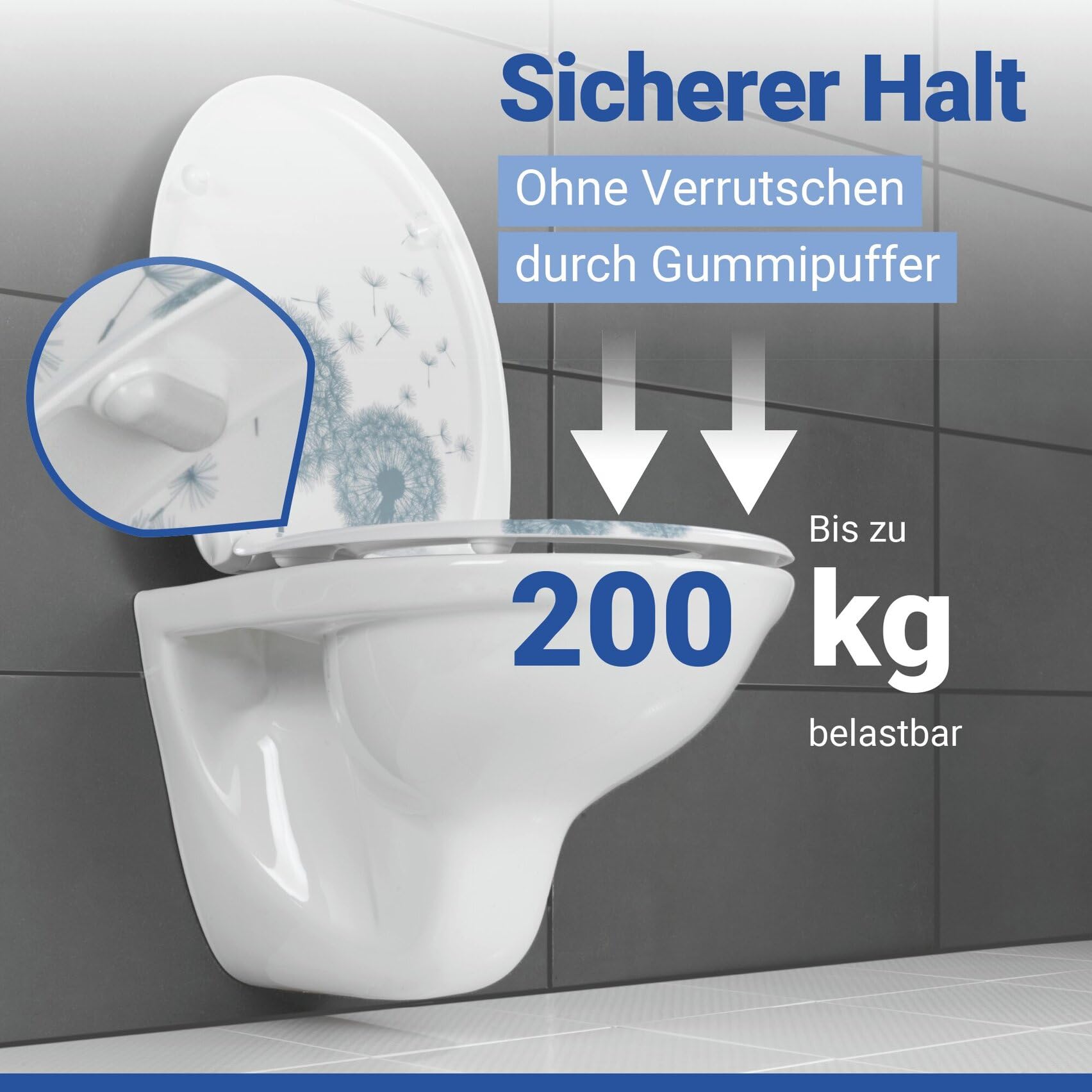 wenko-astera-toilettensitz-oval-mit-absenkautomatik-pusteblume-duroplast-bis-200 image 2