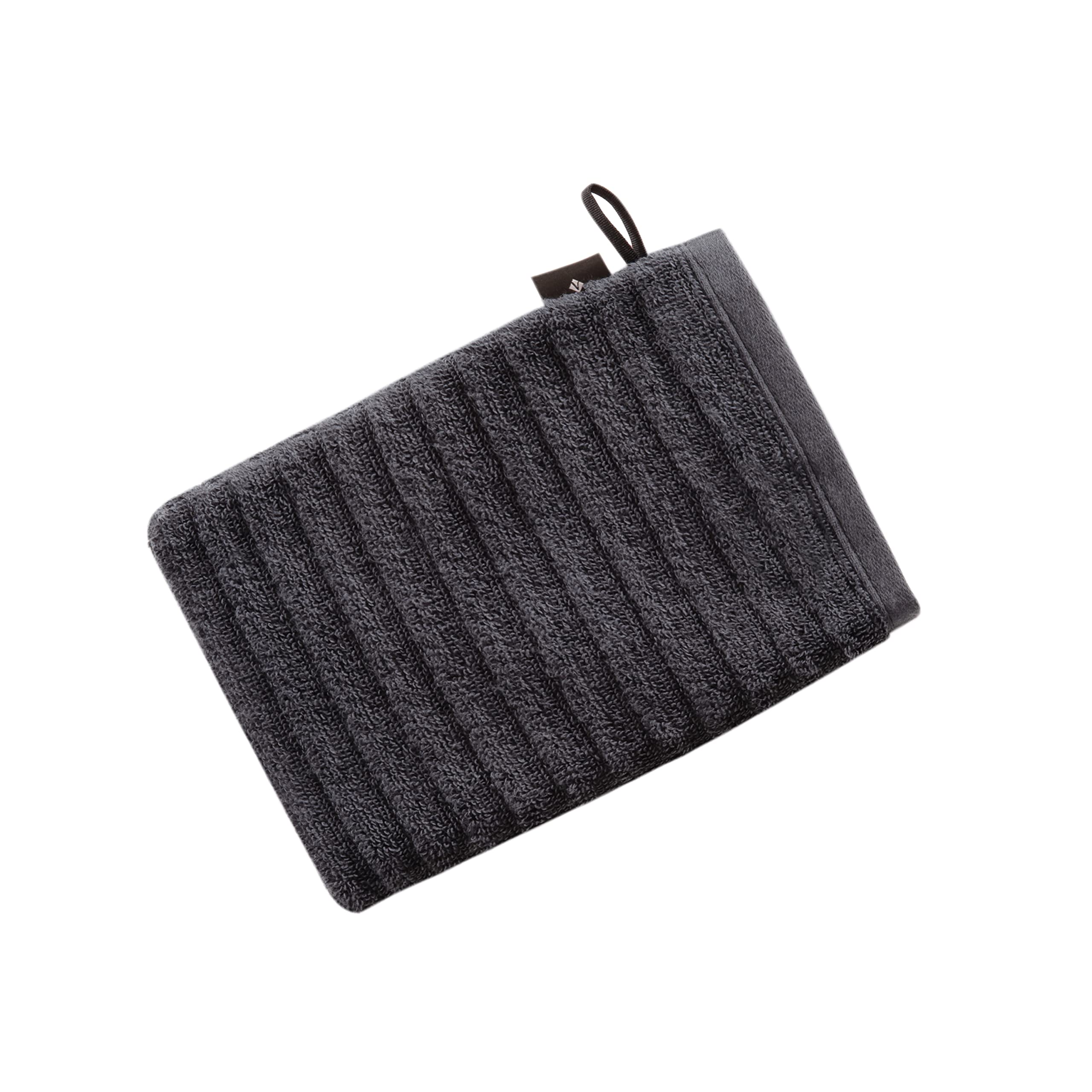 vossen-mystic-recot-waschhandschuh-22-x-16-cm-night-baumwolle-590-g-m image 1