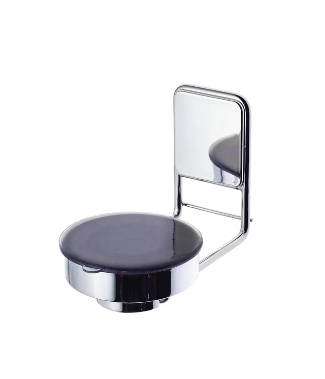 ridder-invisible-wandhalterung-chrom-111-x-87-x-66-mm-mit-vakuum-sauger image 1