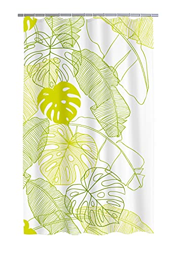 ridder-jardin-duschvorhang-textil-180x200-cm-tropical-mit-ringen image 6