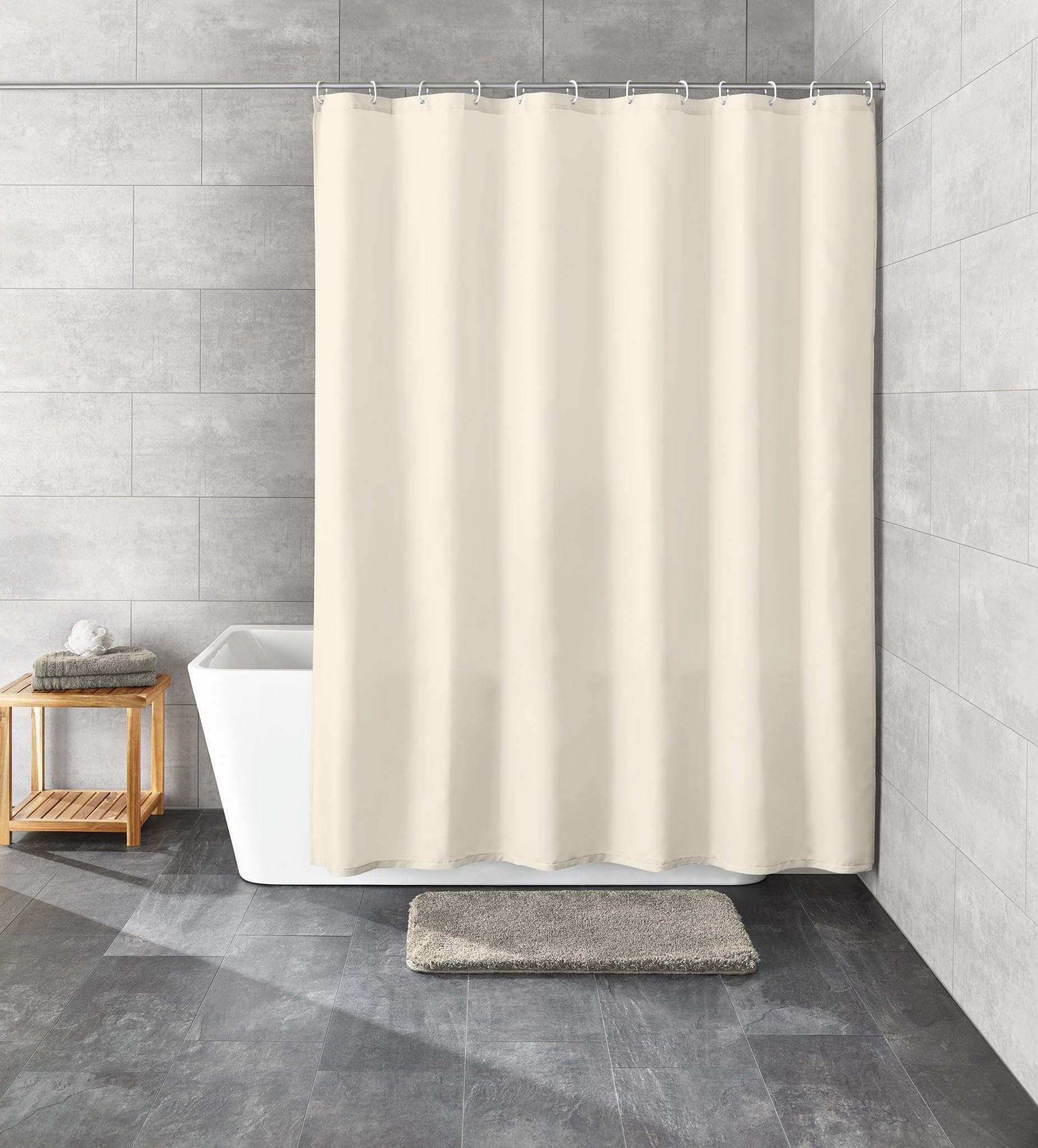 kleine-wolke-duschvorhang-uno-ecru-180-x-200-cm-aus-peva image 2