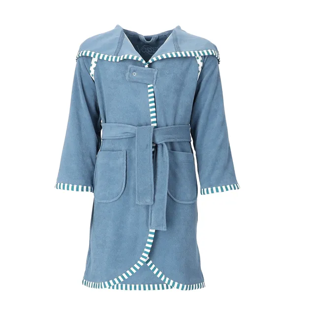 vossen-mimmi-kinder-bademantel-dusty-blue-110-116 image 1
