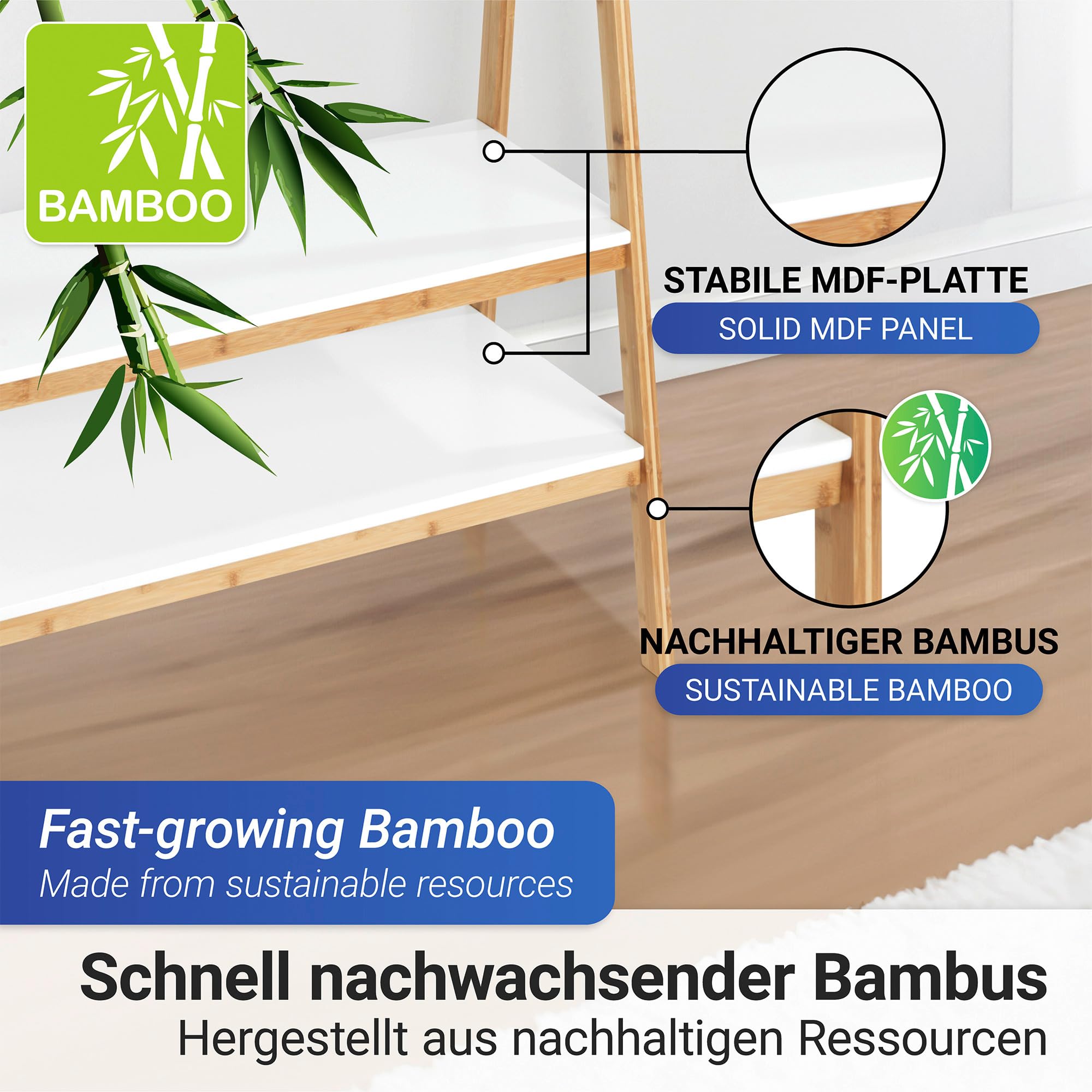 wenko-finja-standgarderobe-95-x-172-x-42-cm-bambus-braun-wei image 5