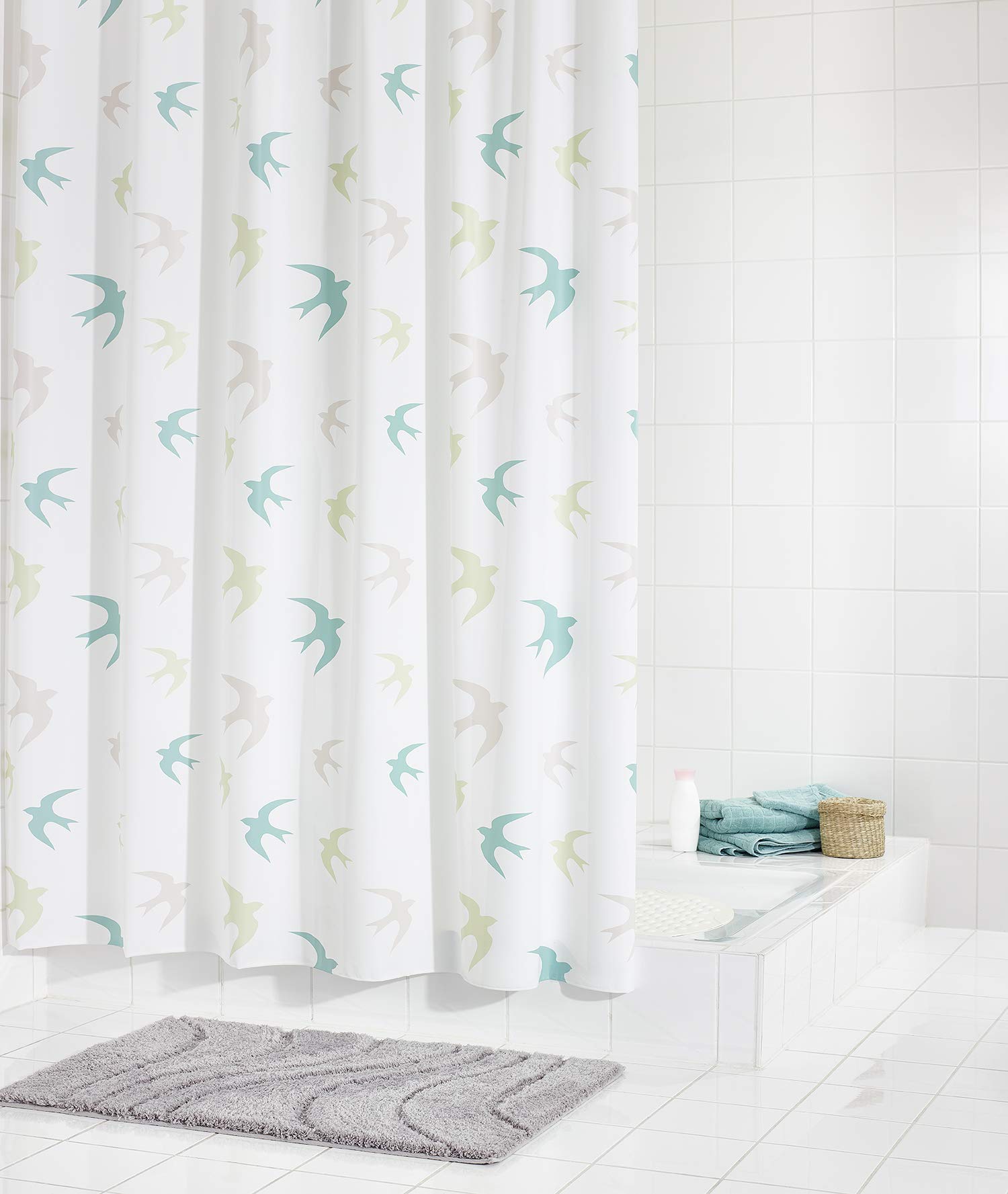 ridder-duschvorhang-folie-swallow-180x200-cm-mit-v-geln image 2