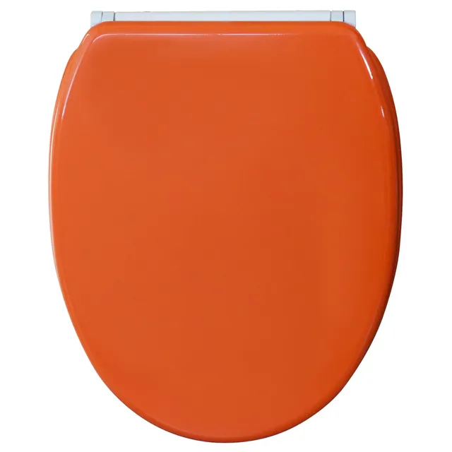 sanilo-wc-sitz-orange-holz-mit-absenkautomatik image 1