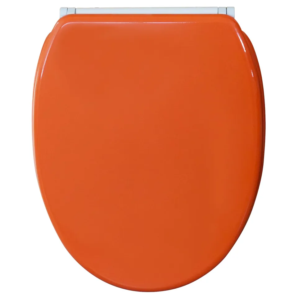 sanilo-wc-sitz-orange-holz-mit-absenkautomatik image 1