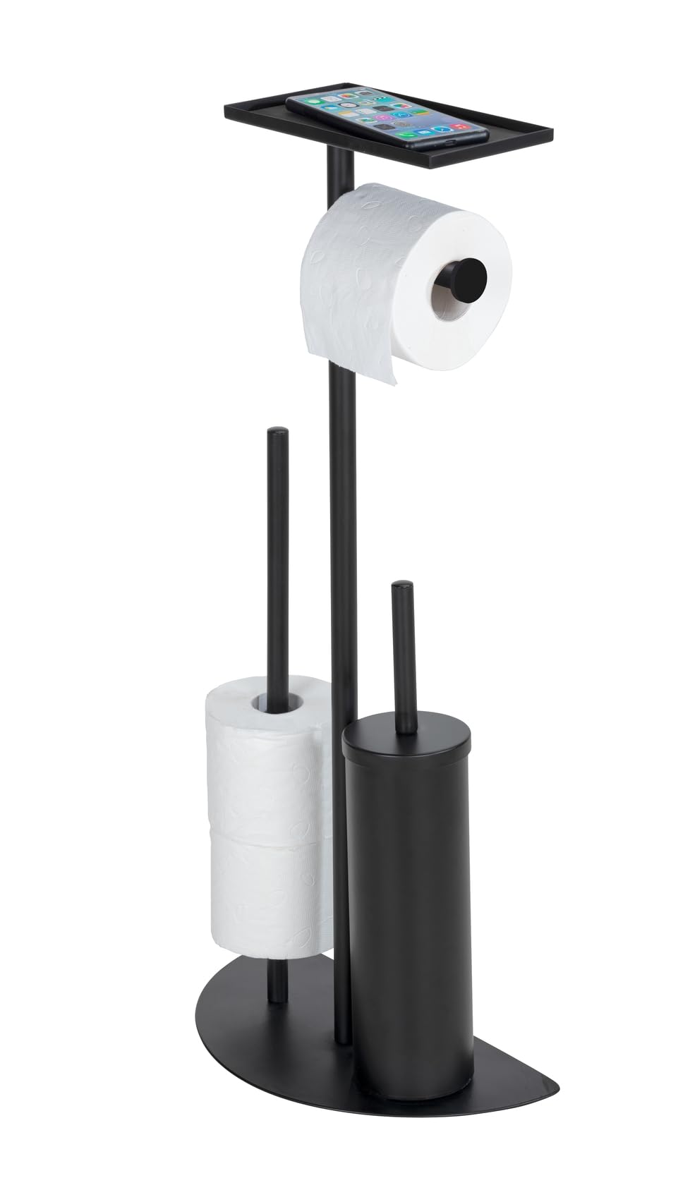 wenko-cosenza-neo-stand-wc-garnitur-4-in-1-edelstahl-schwarz-matt-32-5-x-72-x-17 image 5