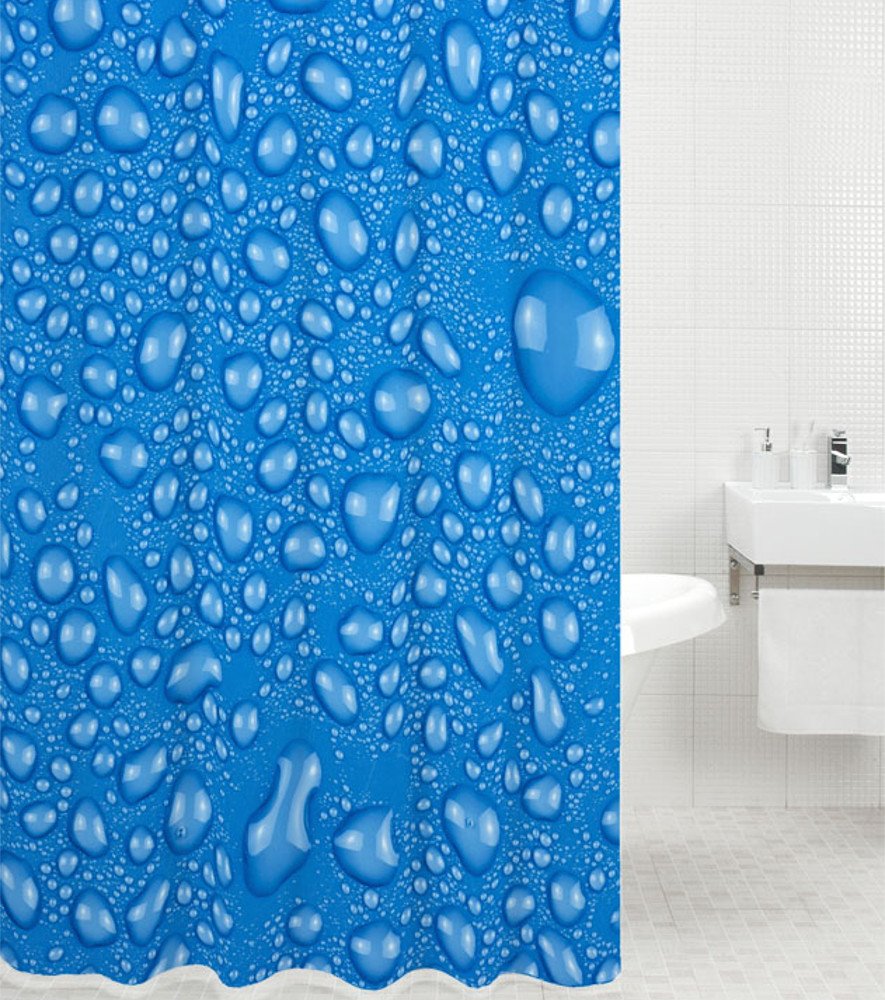 sanilo-duschvorhang-tautropfen-blau-180-x-200-cm-100-polyester-wasserdicht image 1