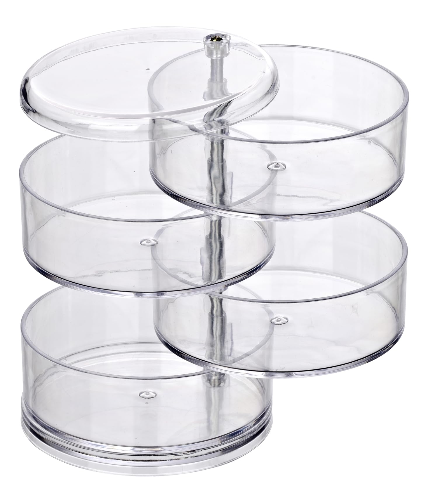 wenko-kosmetik-organizer-tower-make-up-aufbewahrung-acryl-transparent-4-f-cher image 7