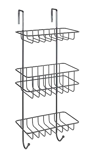 wenko-duschregal-revigo-zum-einh-ngen-3-ablagen-stahl-22-5-x-57-x-18-5-cm-schwar image 6