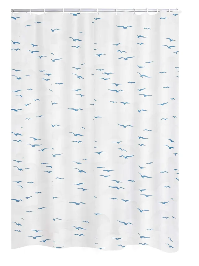 ridder-ombrella-ersatz-folien-duschvorhang-210x170-cm-sylt-blau image 1