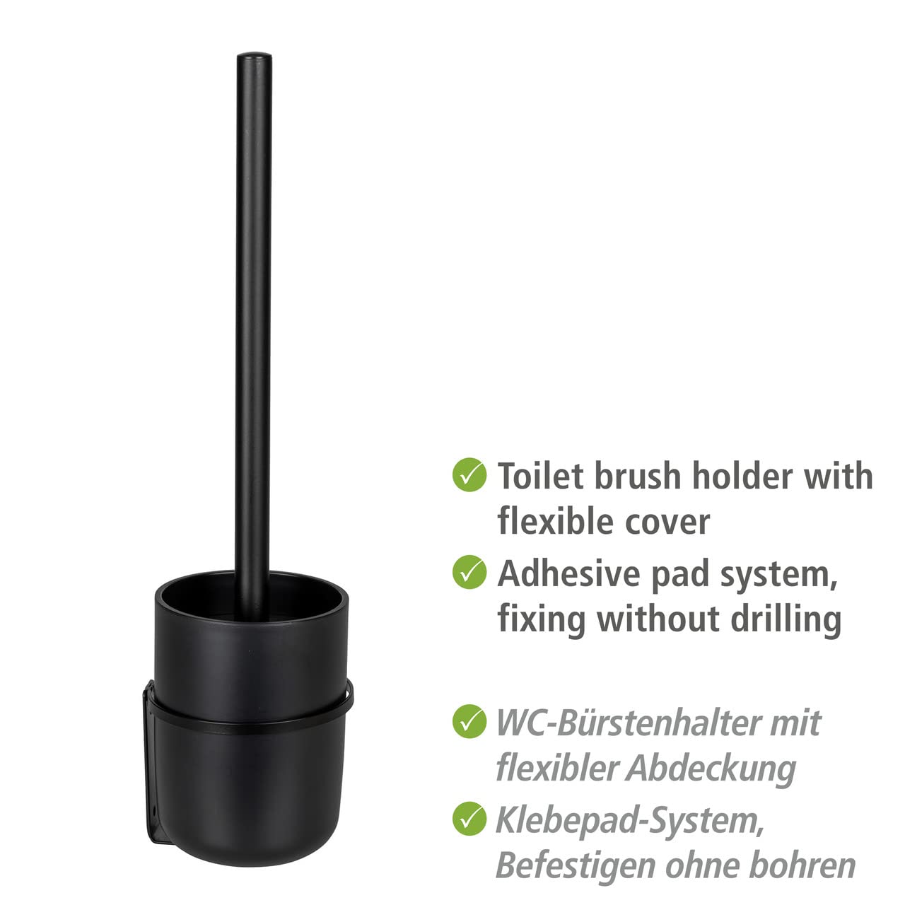 wenko-wc-garnitur-carpino-schwarz-turbo-loc-ohne-bohren image 3