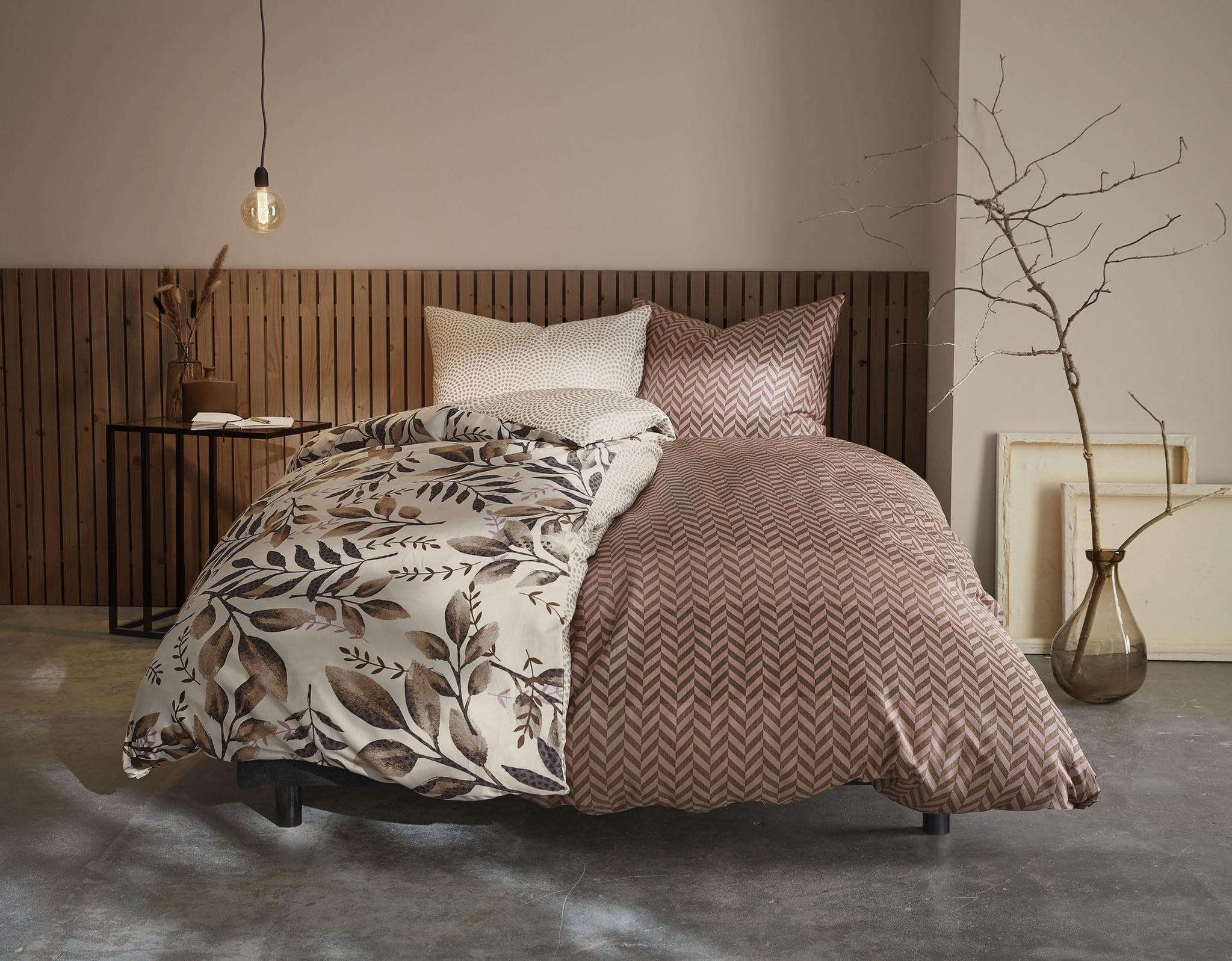 kleine-wolke-bettw-sche-cosy-fischgr-t-bettw-sche-mit-blockstreifen image 3